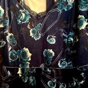 Medium faux velvet Hot Topic skater dress